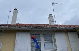 Remplacement de gouttière en zinc
