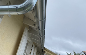Remplacement de gouttière en zinc